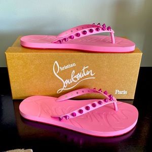 Louboutin Flip Flop Spikes Donna